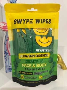 Eucalyptus Face & Body Cleansing Wipes - 30 Pack